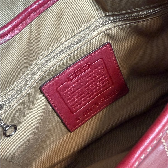 Coach Red Leather Soho Buckle y2k Shoulder Bag f10909 - Picture 5 of 5